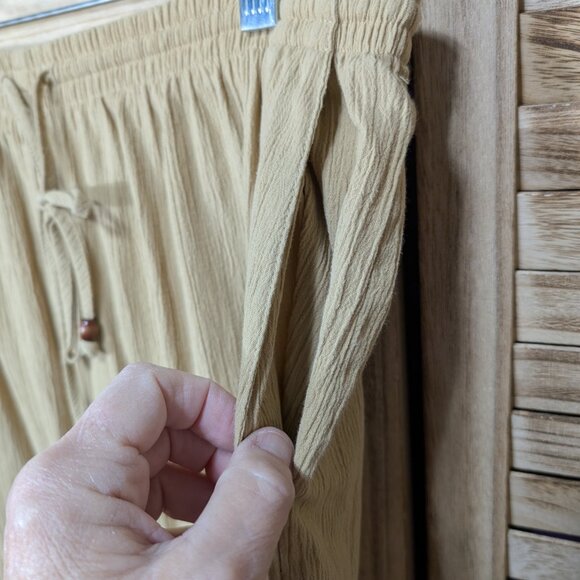 Vintage Alfred Dunner Beige Drawstring Pants w/ Pockets Size 16 - Picture 4 of 9